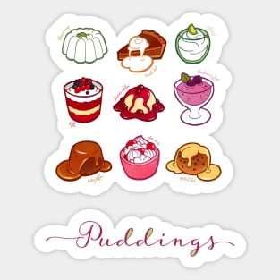 British Puddings Sticker